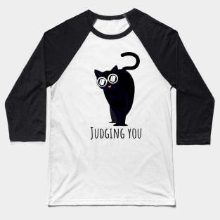 Cat judging you Baseball T-Shirt